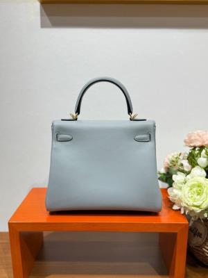 wholesale quality hermes kelly 25 swift p0 gris pantin